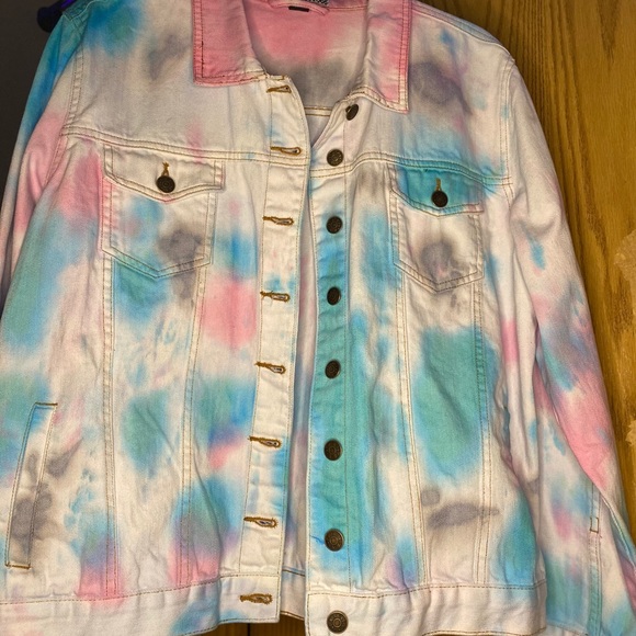 Tie dye Jean jacket - Picture 2 of 2